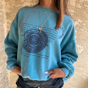 Vintage Turquoise Levi’s Sweatshirt